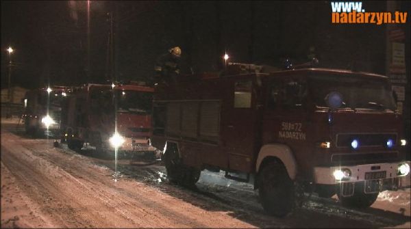 POŻAR KOMPLEKSU HANDLOWEGO PRZY WARSZAWSKIEJ